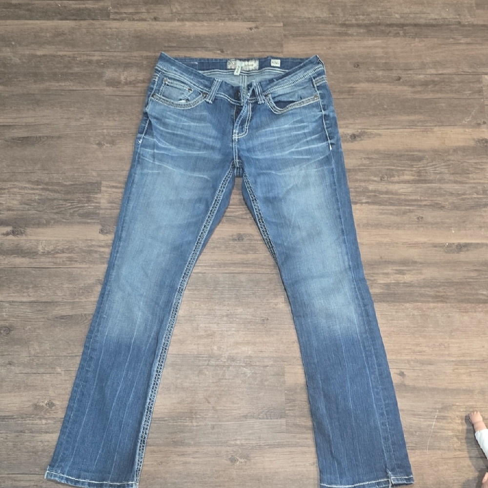 BKE Blue Boot Cut Jeans Authentic Style